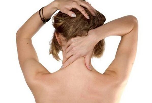 The cervical region osteochondrosis