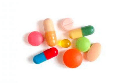 Tablets to treat pain in the fingers joints