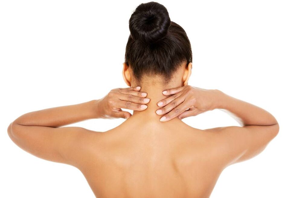 self-massage of the neck for osteochondrosis